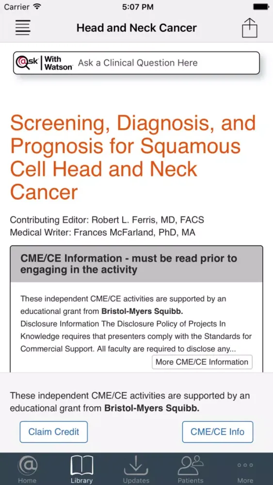 Captures d'écran de Head and Neck Cancer @PoC
