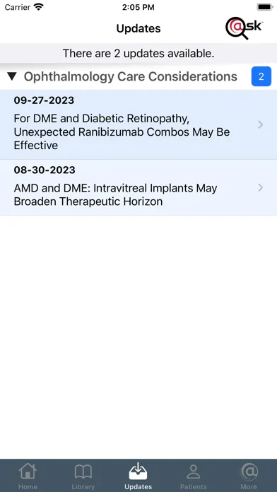 Ophthalmology @Point of Care應用截圖