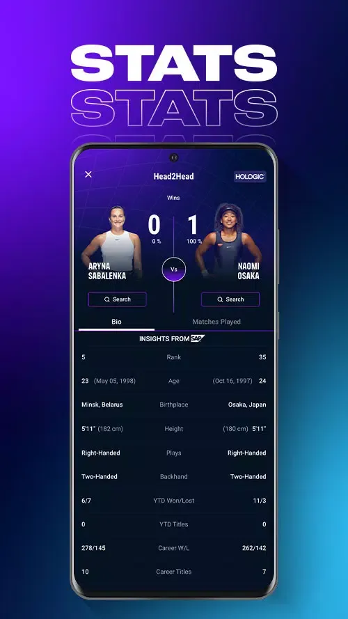 ATP WTA Live Screenshots