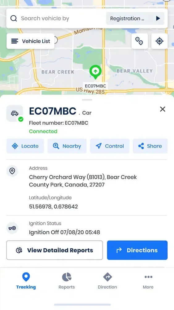 Sunbelt Rentals Tracking Tool Screenshots