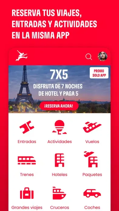 Atrápalo viajes y planes cerca स्क्रीनशॉट