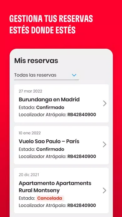 Atrápalo viajes y planes cerca स्क्रीनशॉट