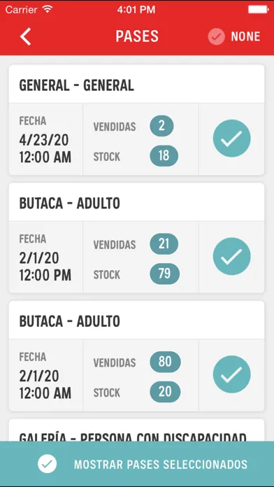 Captures d'écran de Control de accesos Atrápalo