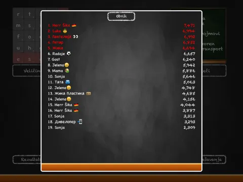 Screenshot di Osmosmerka: Solve Word Search Puzzles Using Serbian Latin and Cyrillic Alphabets iPad 