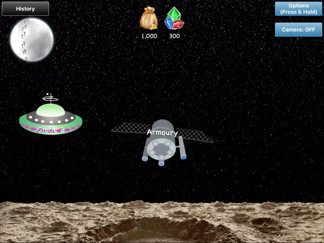 Arithmetic Invaders: Grade 2 Math Facts iPad  Screenshots