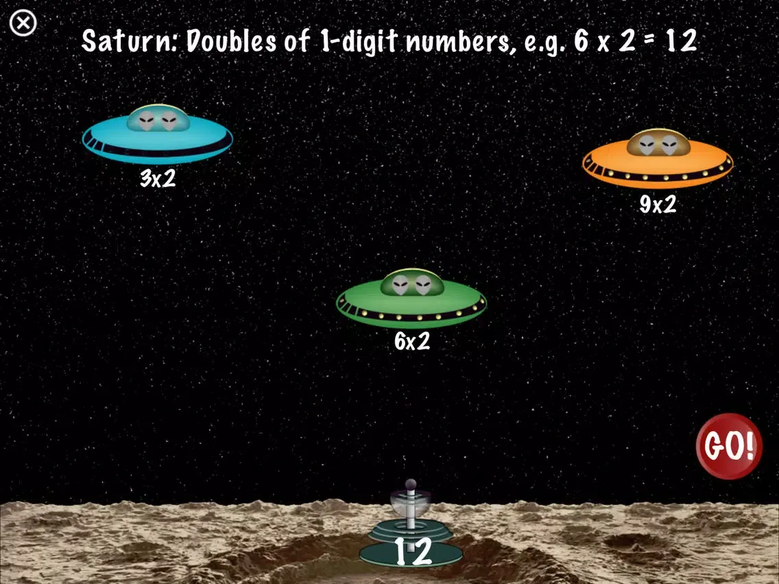Arithmetic Invaders: Grade 2 Math Facts iPad  Screenshots