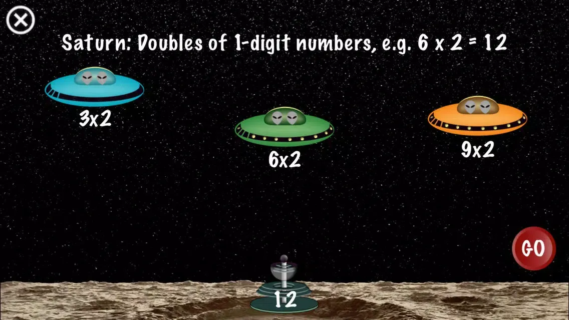 Arithmetic Invaders: Grade 2 Math Facts Screenshots