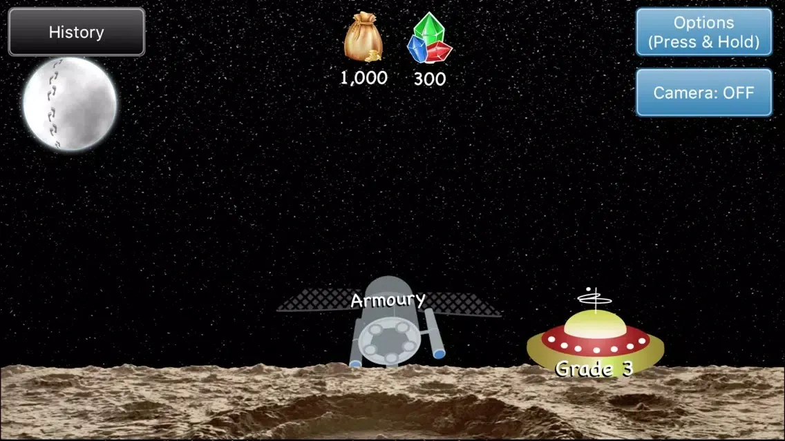 Zrzuty ekranu Arithmetic Invaders: Grade 3 Math Facts