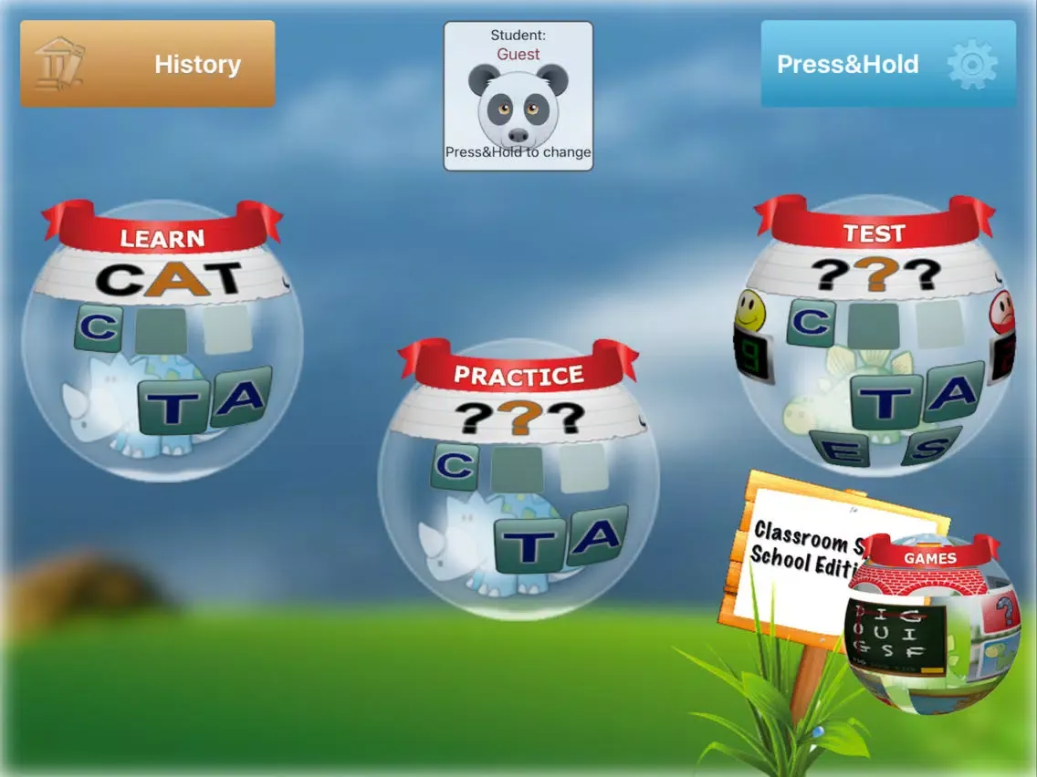 Zrzuty ekranu Classroom Spelling iPad 
