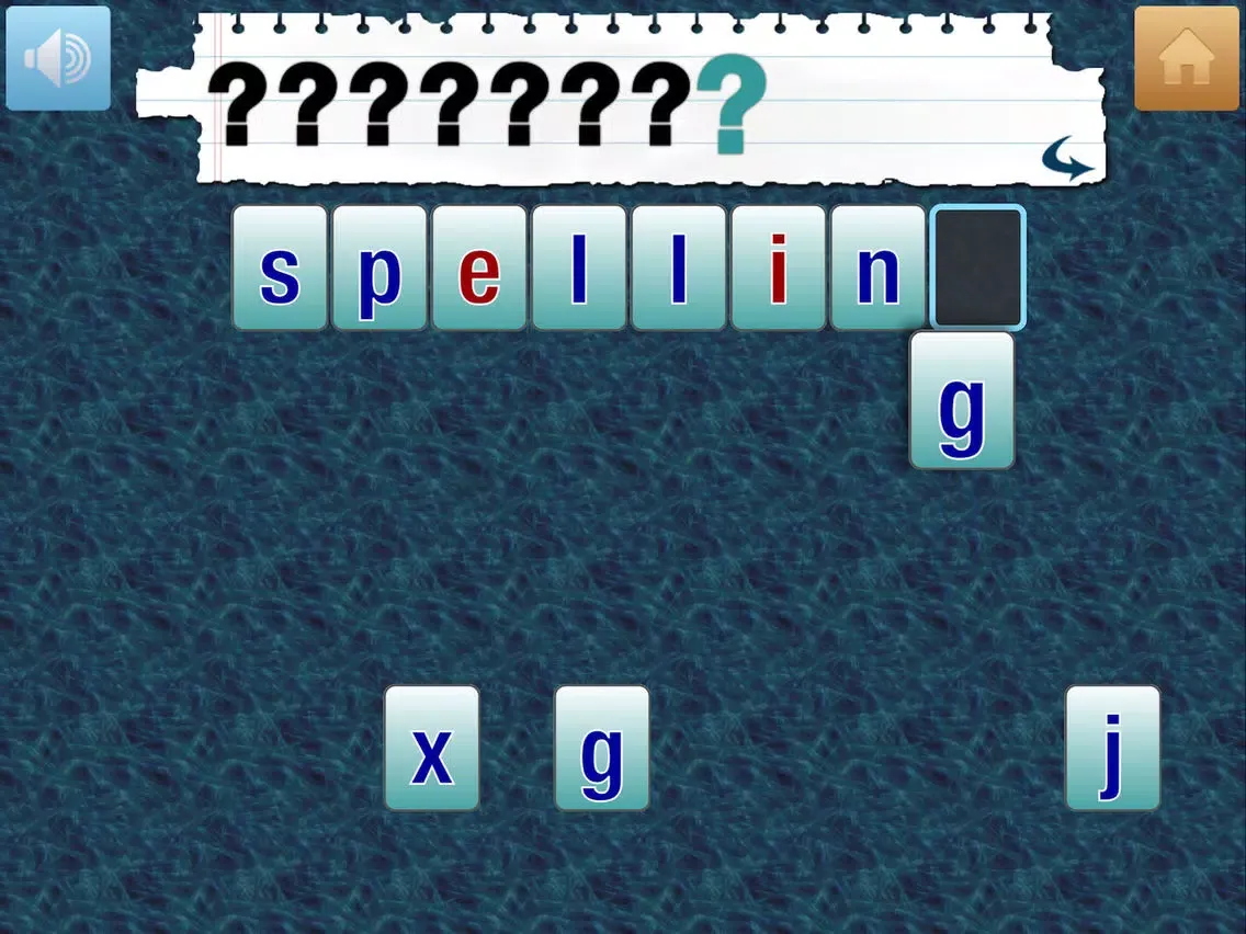 Zrzuty ekranu Classroom Spelling iPad 
