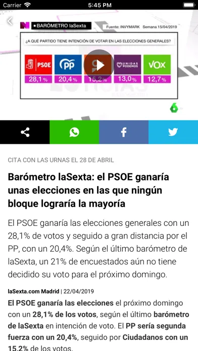 laSexta | Noticias en directo 스크린샷