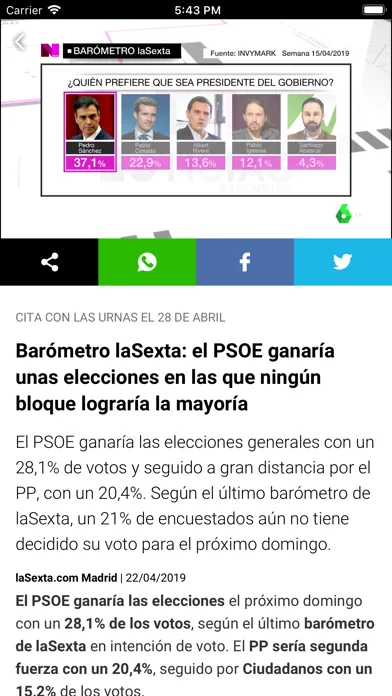 laSexta | Noticias en directo 스크린샷