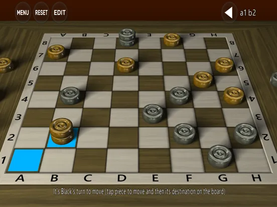 ภาพหน้าจอของ 3D Checkers Game iPad 