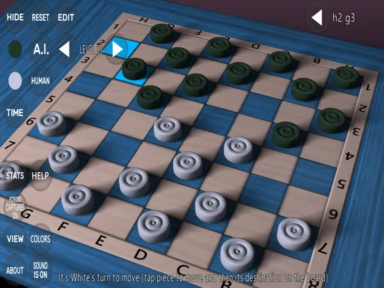 ภาพหน้าจอของ 3D Checkers Game iPad 
