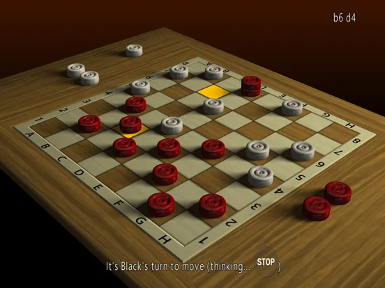 ภาพหน้าจอของ 3D Checkers Game iPad 