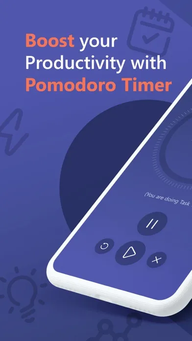 ภาพหน้าจอของ FocusCommit - Pomodoro Timer