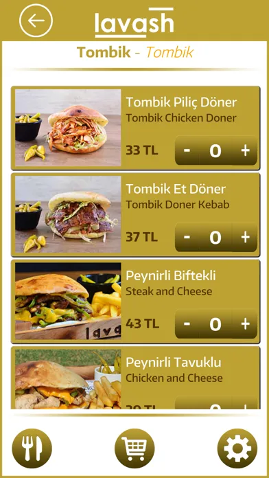 Captures d'écran de Lavash Mobile Sipariş