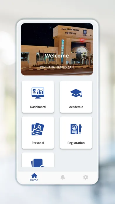 Capturas de tela do جامعة عمان الأهلية AAU