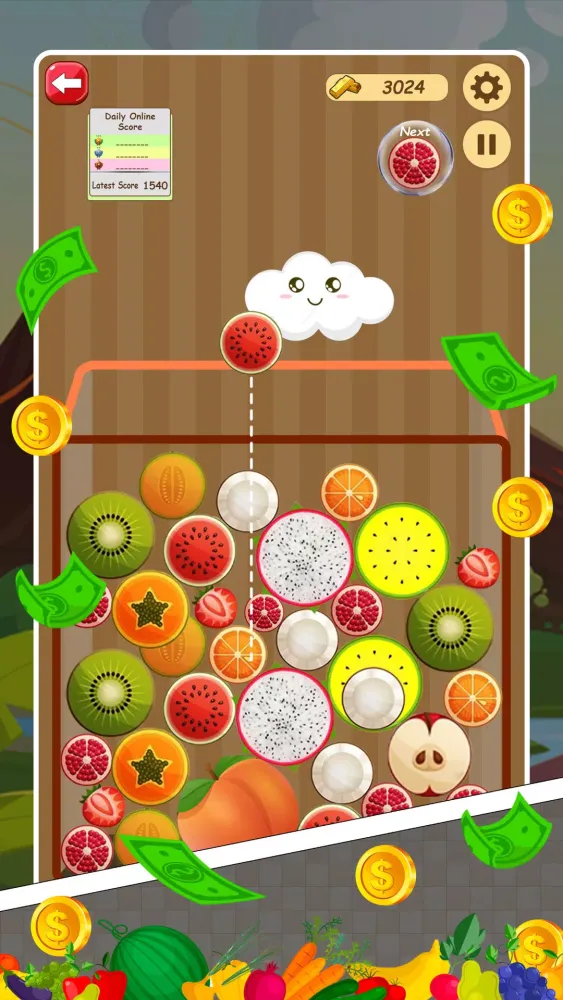 Merge Peach - Fruit Merge Screenshots