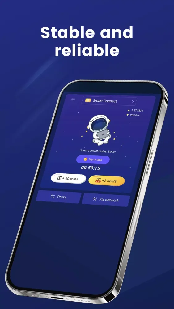 Zrzuty ekranu Rocket VPN -Security&Smart