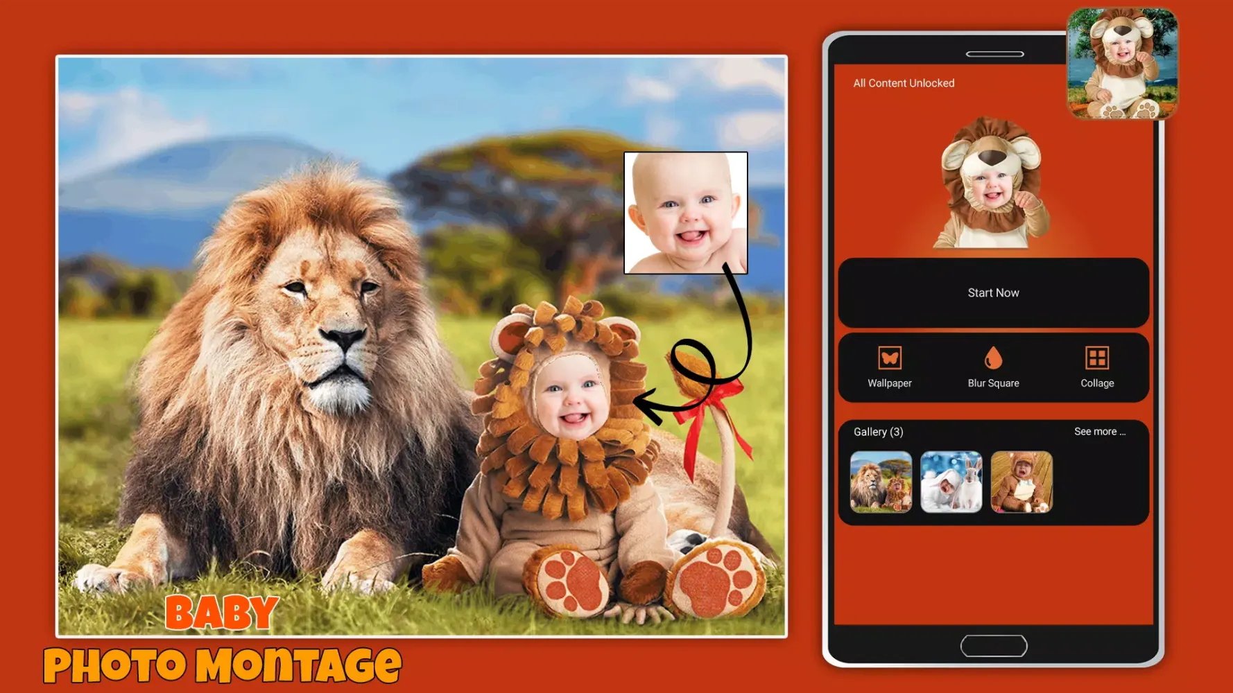 Baby Photo Montage Screenshots