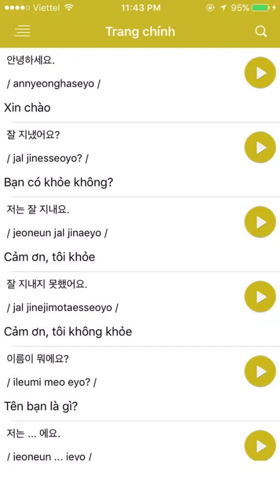 تصاویر Tiếng Hàn Bỏ Túi