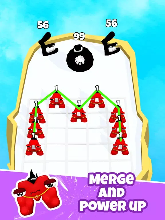 ภาพหน้าจอของ Merge Super Alphabet Vs F Lore iPad 