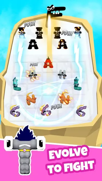 ภาพหน้าจอของ Merge Super Alphabet Vs F Lore