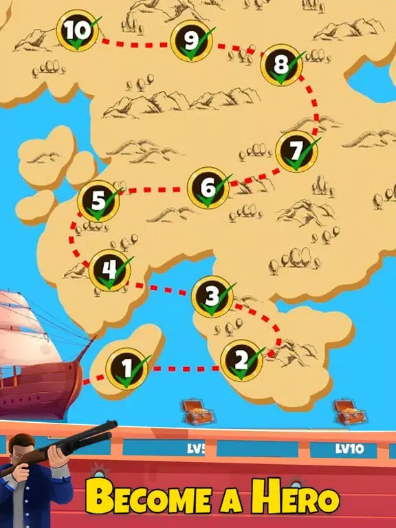 Скриншоты Pirate War: Treasure Stormshot iPad 