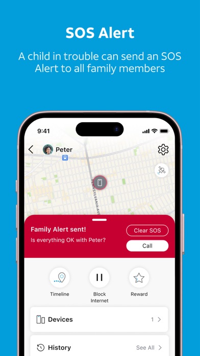 تصاویر AT&T Secure Family® parent app
