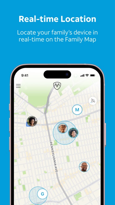 تصاویر AT&T Secure Family® parent app