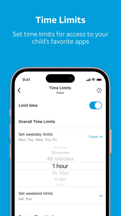 تصاویر AT&T Secure Family® parent app