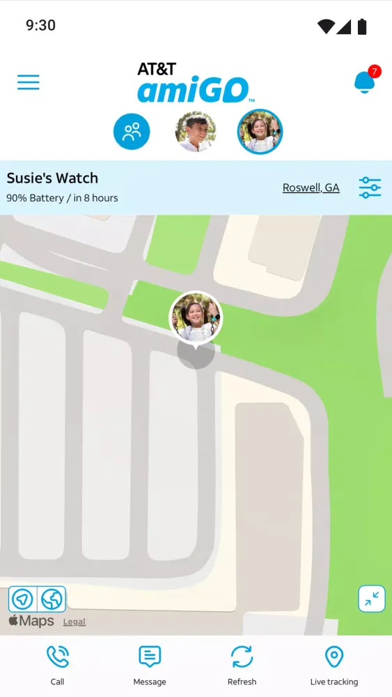 AT&T amiGO™ Screenshots