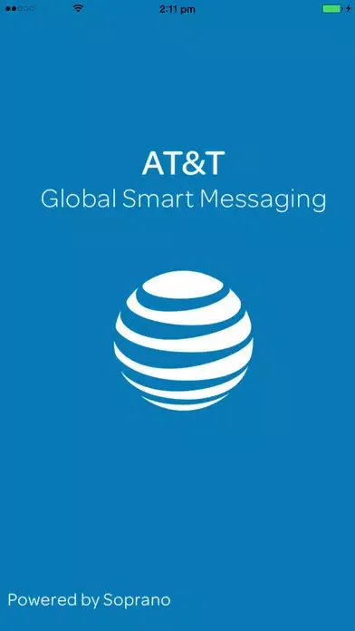 Capturas de tela do AT&T Global Smart Messaging