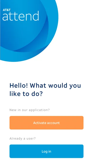 Zrzuty ekranu AT&T attend
