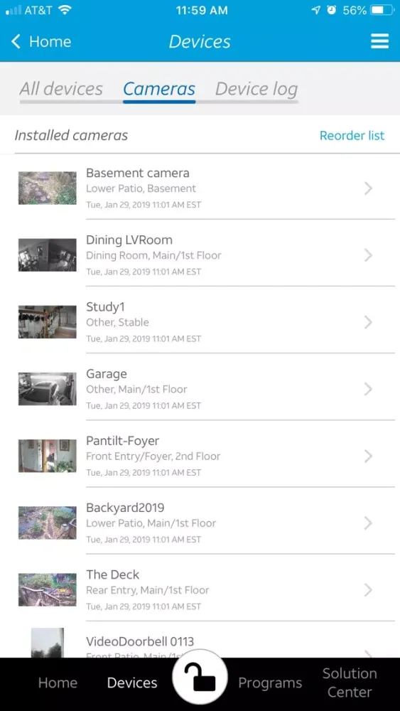 AT&T Digital Life Screenshots