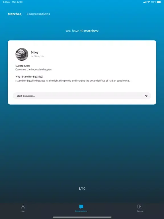 Equality First + iPad  스크린샷