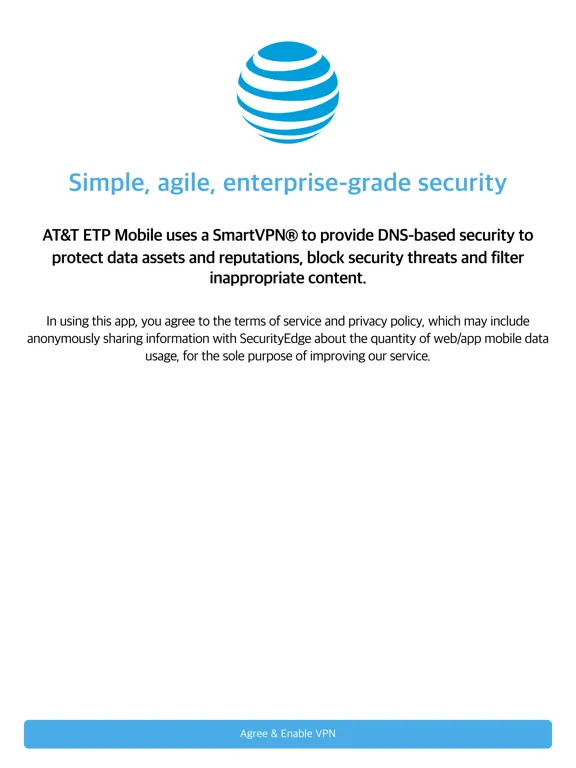 AT&T ETP Mobile iPad  Screenshots