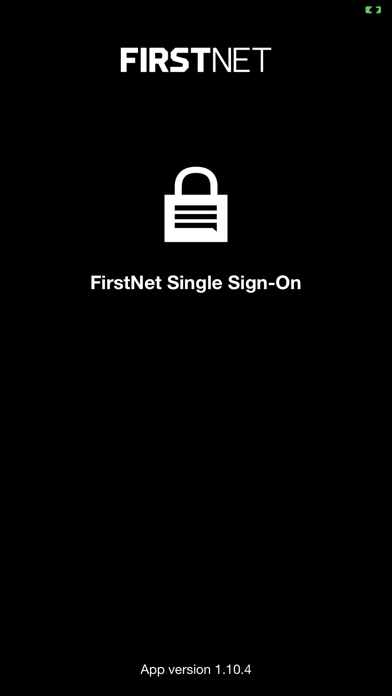 Tangkapan layar FirstNet Single Sign-On