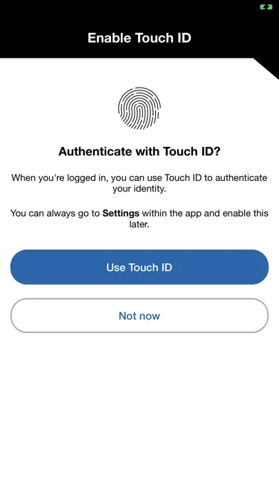 Screenshot di FirstNet Single Sign-On