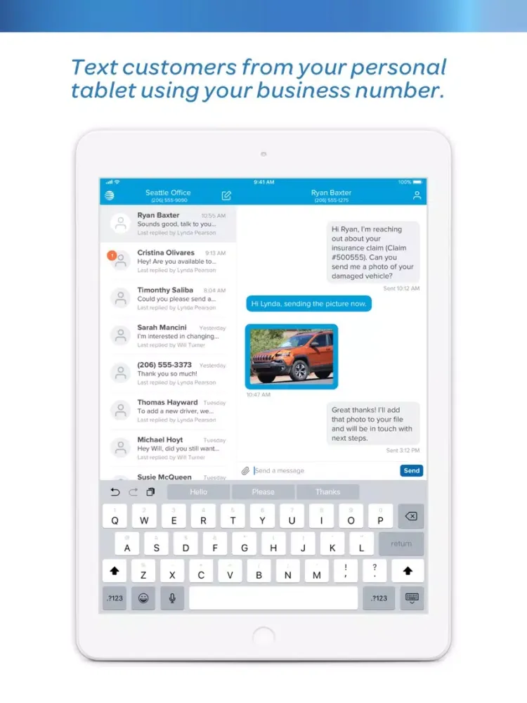 صور AT&T Landline Texting iPad 