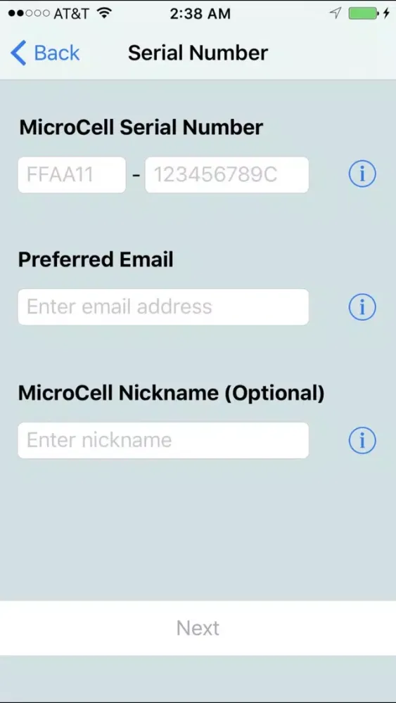 AT&T MicroCell應用截圖