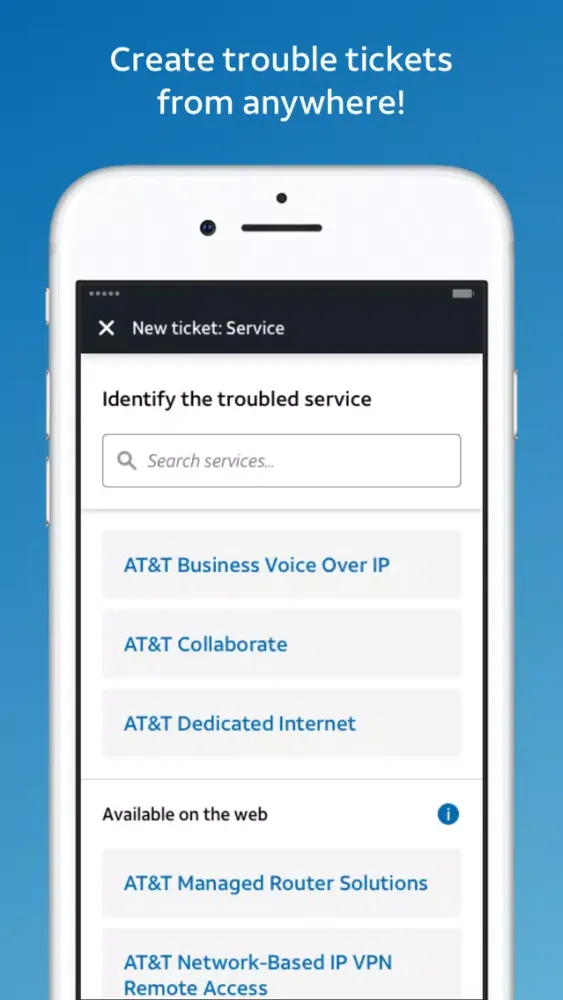 AT&T BizCenter应用截图