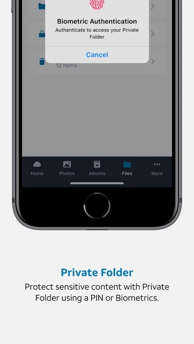 Screenshot di AT&T Personal Cloud