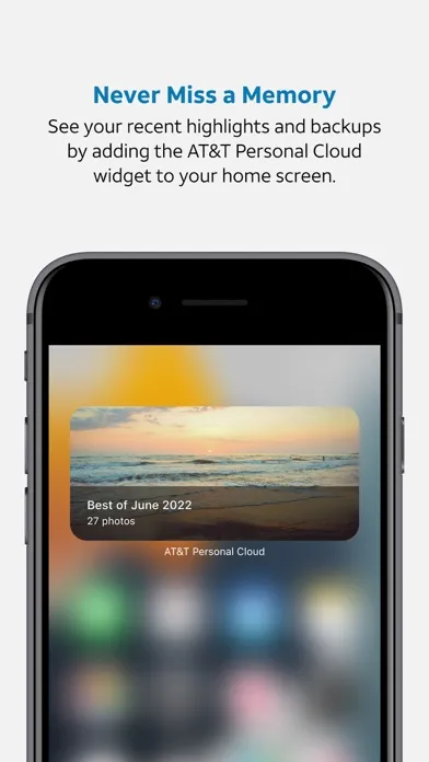 Screenshot di AT&T Personal Cloud