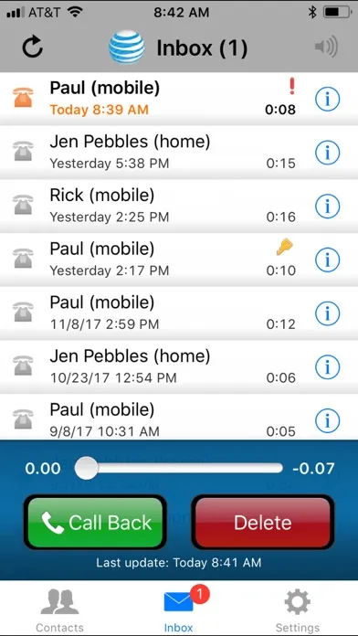 AT&T Voicemail Viewer (Home)应用截图
