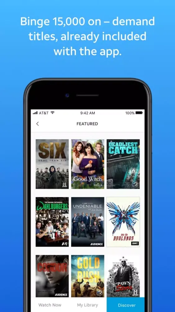Captures d'écran de AT&T WatchTV
