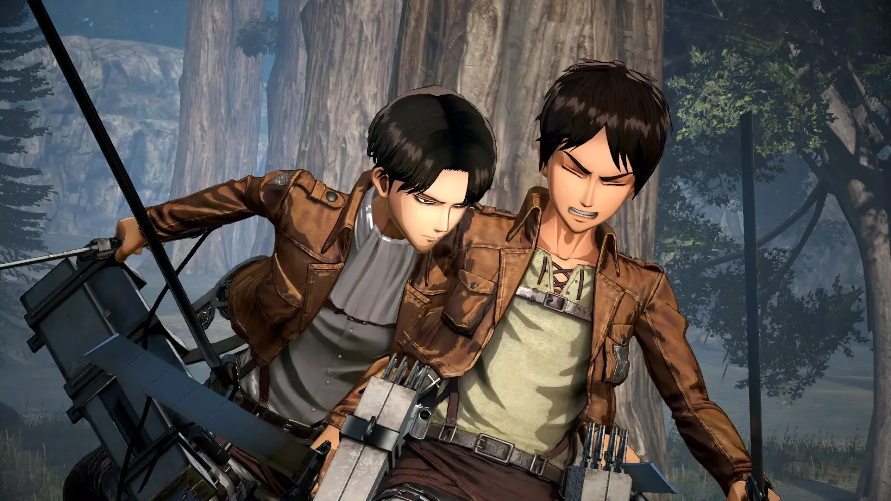 attack on titan gameplay 스크린샷