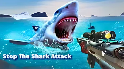 Shark Attack- Shark Hunting سکرین شاٹس
