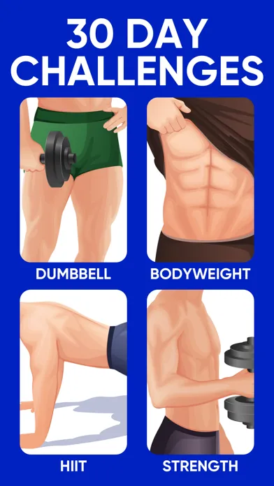 Workout for Men · Fit & Strong سکرین شاٹس